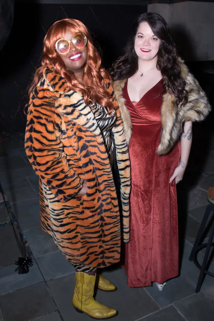 Kam Franklin, Christa Havican at Darryl Sharpton's birthday bash. (Photo by Emile C Brown)