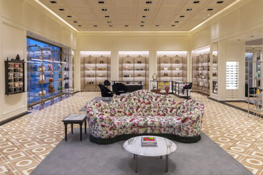 The new Gucci boutique in Market Street.  (Photo by Pablo Enriquez)