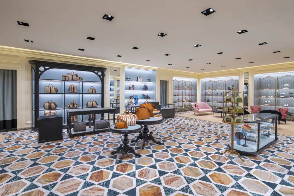 The new Gucci boutique in Market Street. (Photo by Pablo Enriquez)