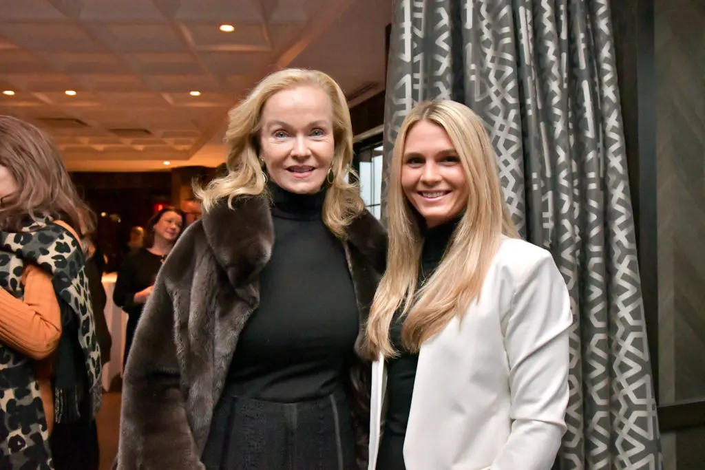 Alice Mosing, Natasha Minor at the Men of Distinction announcement party at Steak 48 (Photo by Alex Montoya)