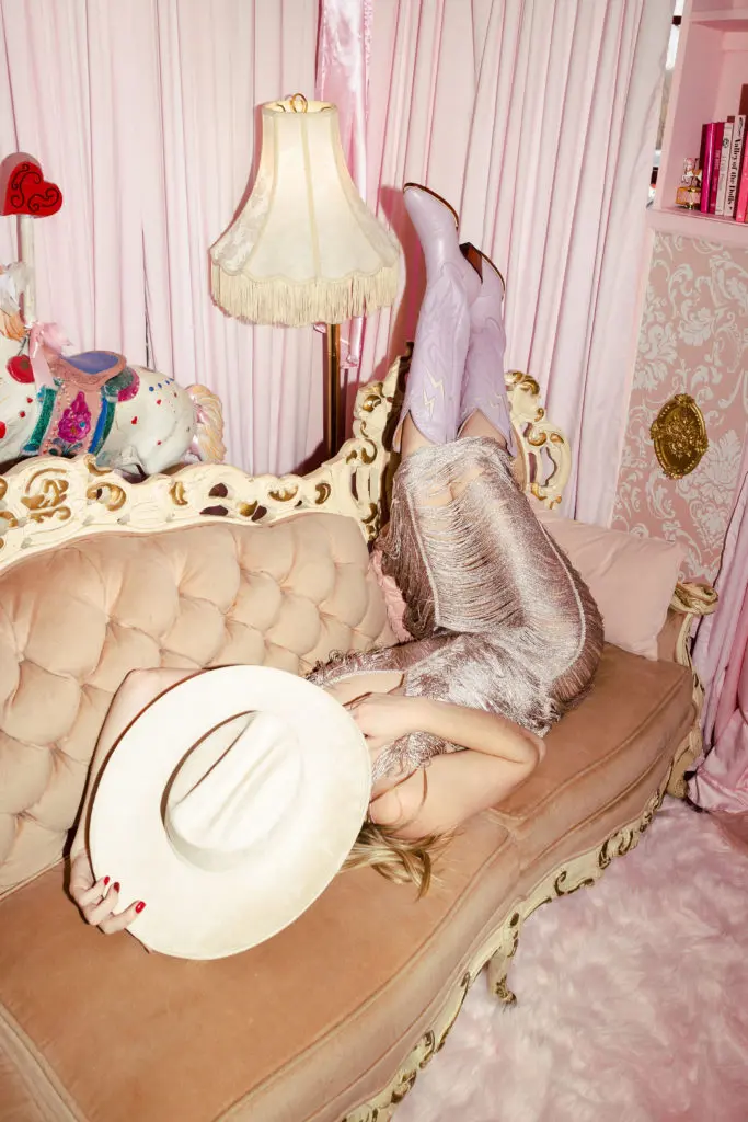 Lizzy Chesnut Bentley brings her feminine-forward western-inspired City Boots to River Oaks District with a pop-up the opens February 15 and runs through May 15.  (Photo by Hannah Dimmitt)