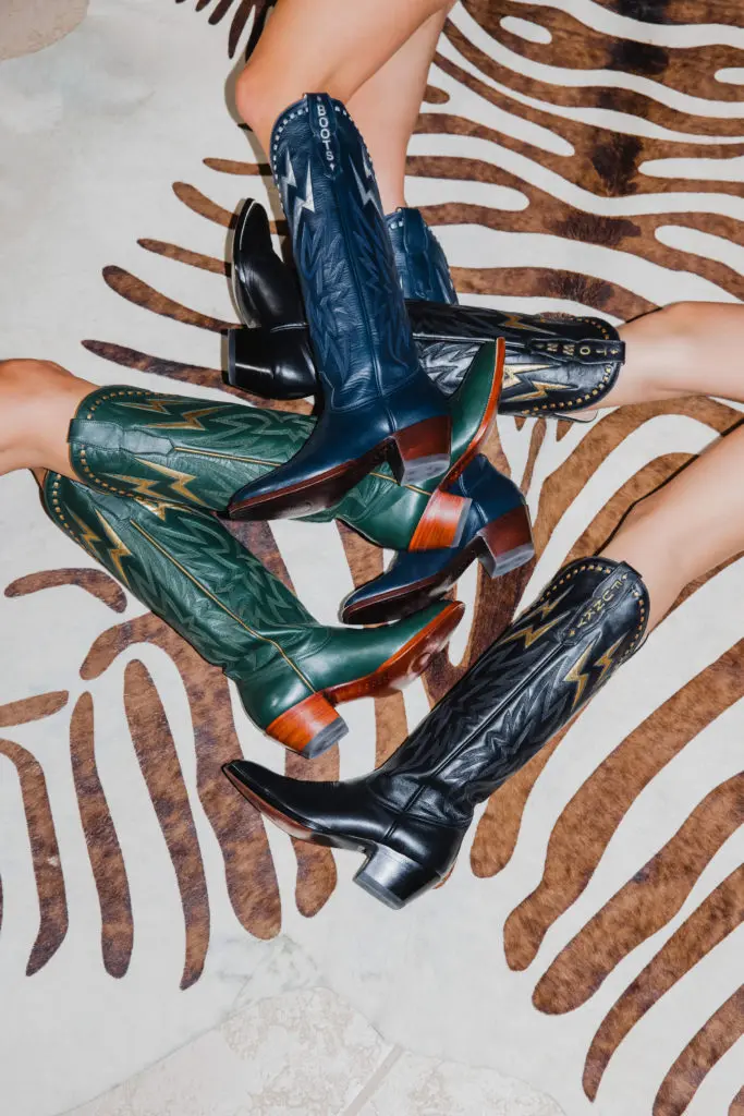 Lizzy Chesnut Bentley brings her feminine-forward western-inspired City Boots to River Oaks District with a pop-up the opens February 15 and runs through May 15.  (Photo by Jana Cantua)