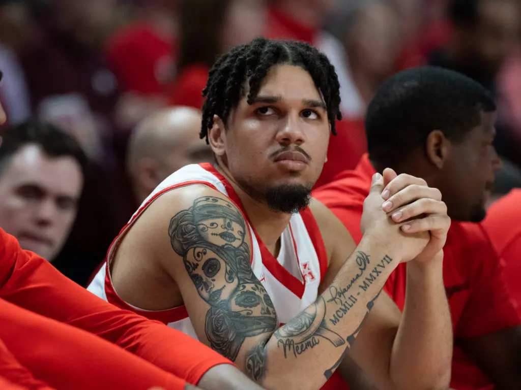 University of Houston guard Emanuel Sharp is a force with 3-point pop and more. (Photo by F. Carter Smith) 