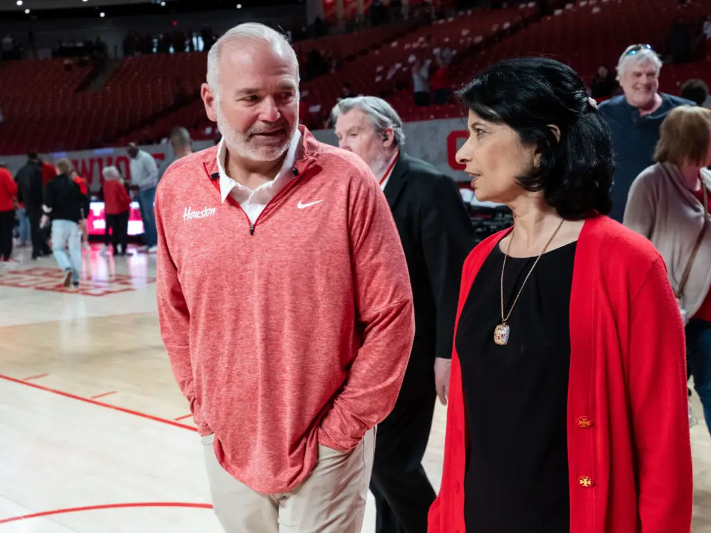 University of Houston athletic director Chris Pezman was fired by school president Renu Khator. (Photo by F. Carter Smith)