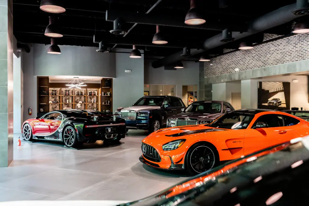 Post Oak caters to local clientele, athletes, and celebrities, for sales and servicing needs.