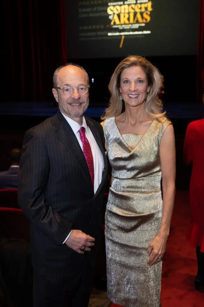 Sam & Melinda Stubbs at Houston Grand Opera's Concert of Arias at Wortham Theater Center. (Photo by Wilson Parish)