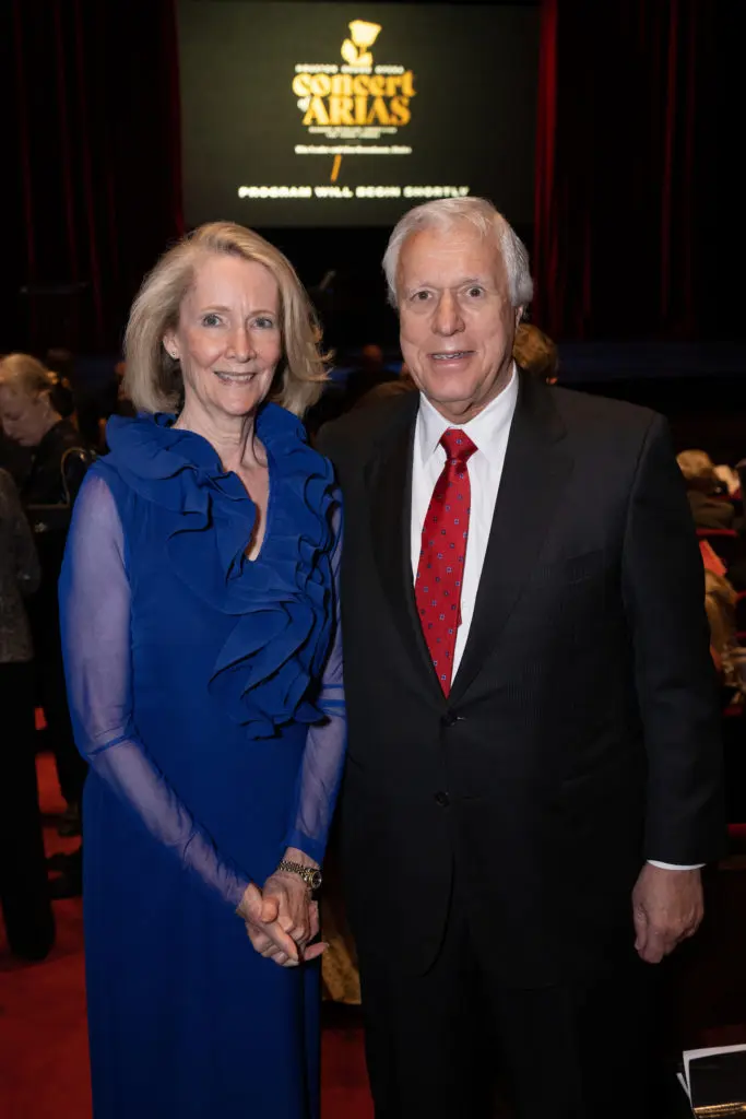 Chairs Rita Leader, Glen Rosenbaum at Houston Grand Opera's Concert of Arias at Wortham Theater Center. (Photo by Wilson Parish)