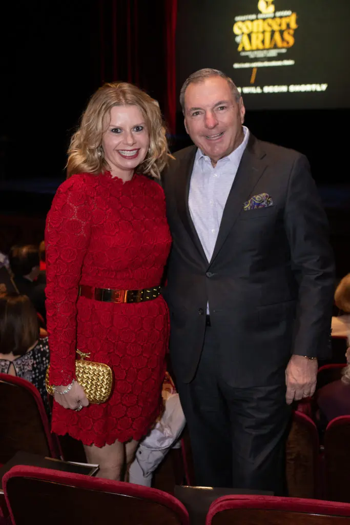 Valerie & Tracy Dieterich at Houston Grand Opera's Concert of Arias at Wortham Theater Center. (Photo by Wilson Parish)