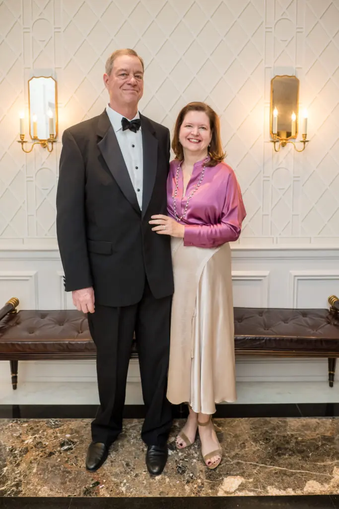Daniel Piette & Doreen Stoller at the Inprint Poets & Writers Ball. (Photo by rmphoto.com)