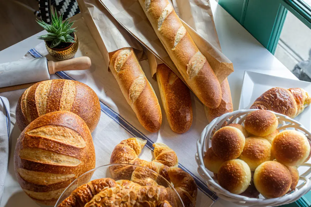 The French Gourmet Bakery also bakes loaves of bread daily. (Photo by Jenn Duncan)