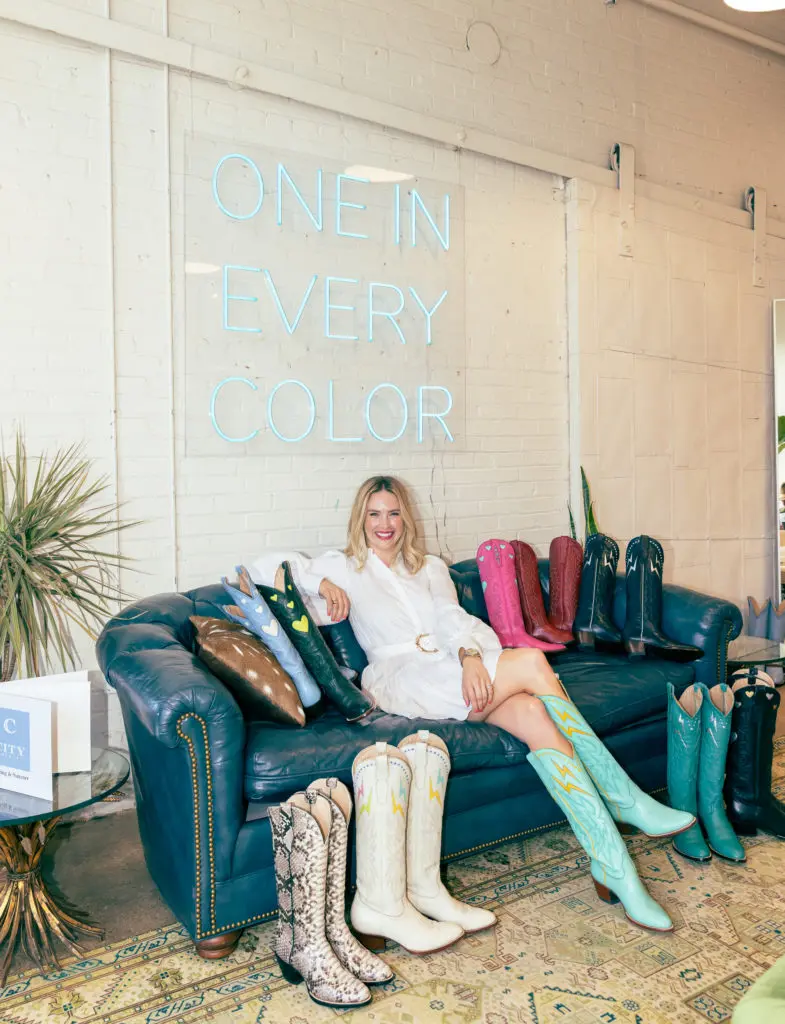 Lizzy Chesnut Bentley brings her feminine-forward western-inspired City Boots to River Oaks District with a pop-up the opens February 15 and runs through May 15. 