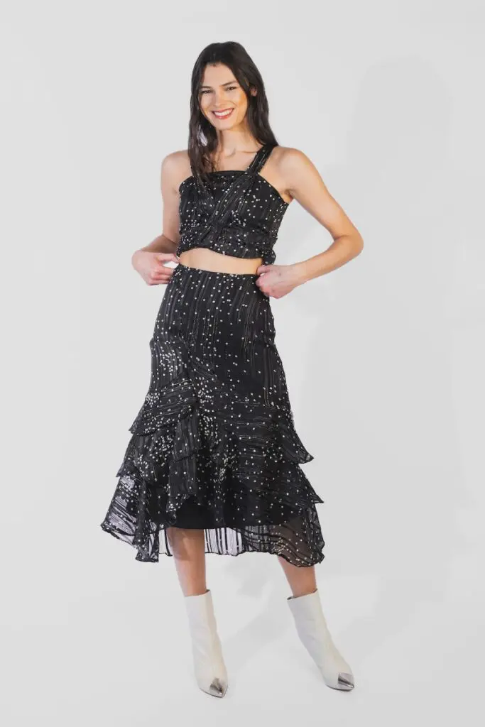 Koch GRETA SKIRT MANHATTAN NIGHT *LIMITED*EDITION* $295