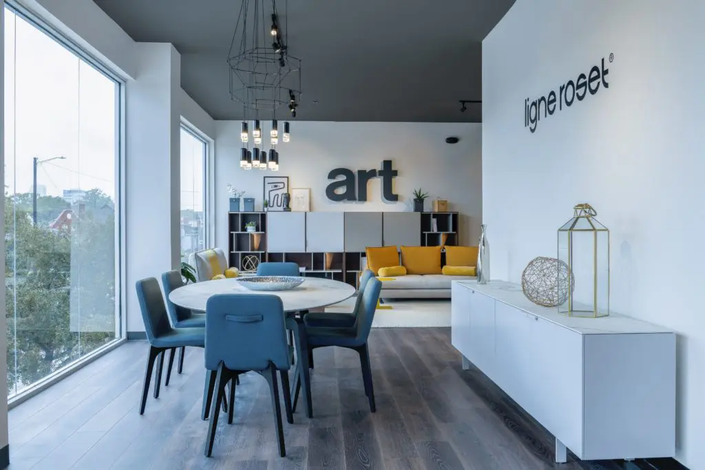DeDesign introduces the Ligne Roset showroom in its expanded location on West Alabama.