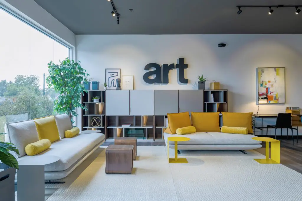 DeDesign introduces the Ligne Roset showroom in its expanded location on West Alabama.