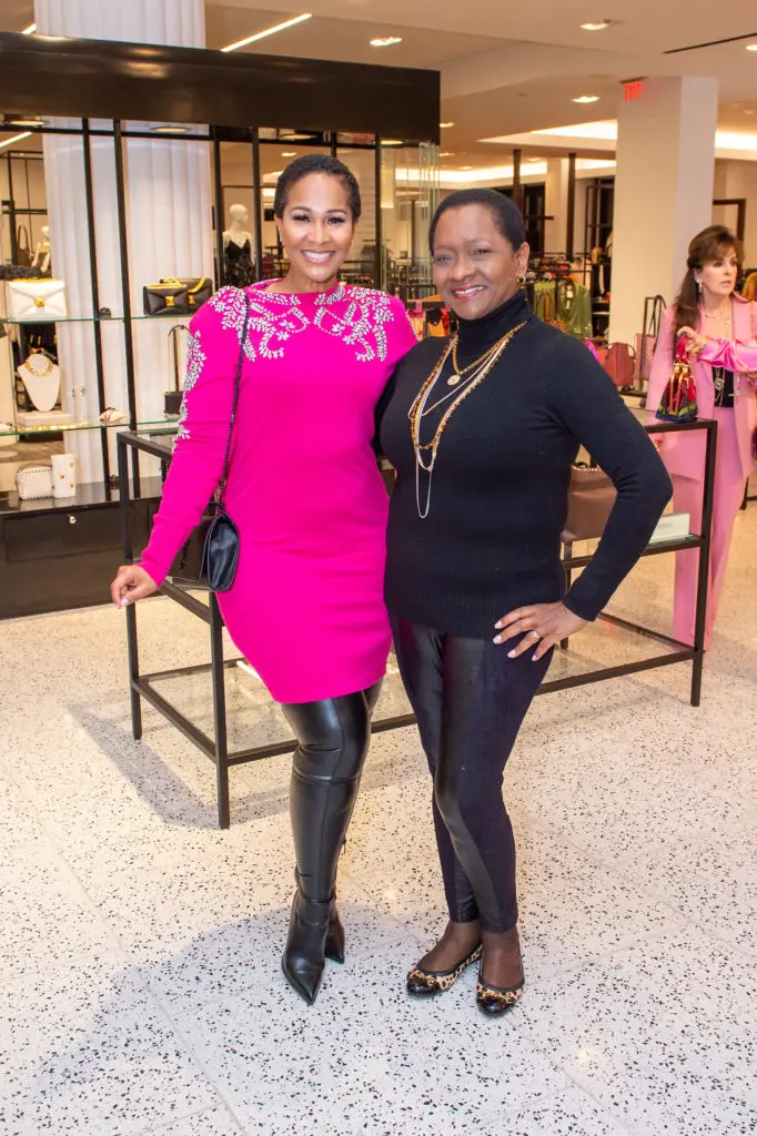 Lyndsay Levingston, Ivy Levingston at the American Cancer Society's 'Tickled Pink' evening at Tootsies. (Photo by Jacob Power)