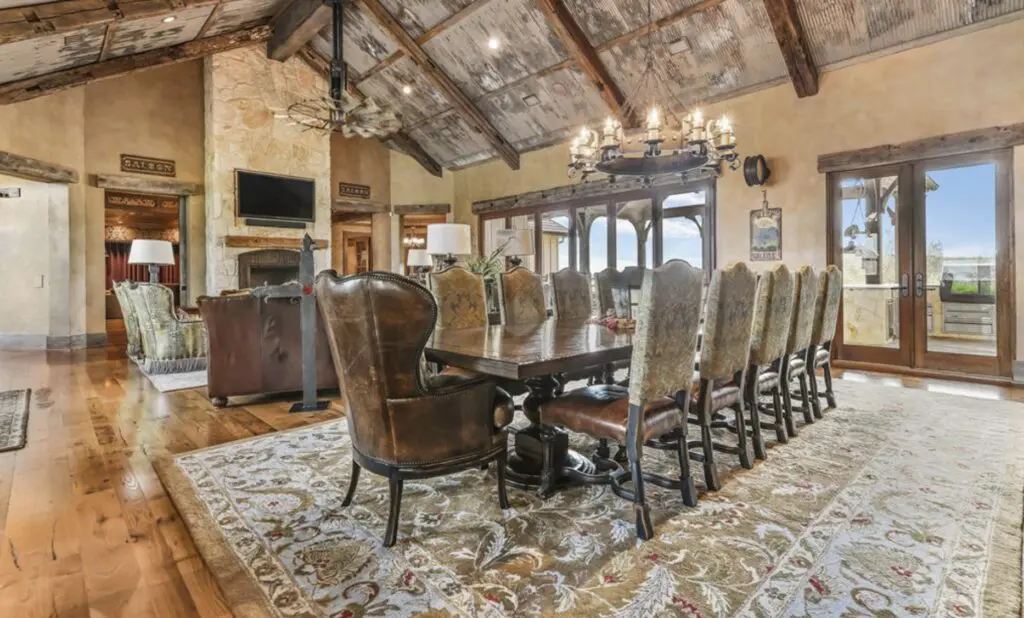 The property sleeps 26 people, and entertains even more.