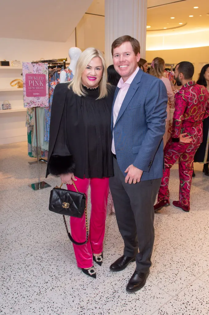 Nora & Brian Jarrard at the American Cancer Society's 'Tickled Pink' evening at Tootsies. (Photo by Jacob Power)