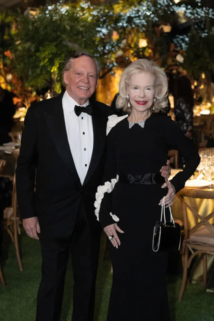 The Events Company's Richard Flowers, Lynn Wyatt at the Houston Ballet Ball, held in a state-of-the-art tent at the Margaret Alkek Williams Center for Dance  (Photo by Wilson Parish)