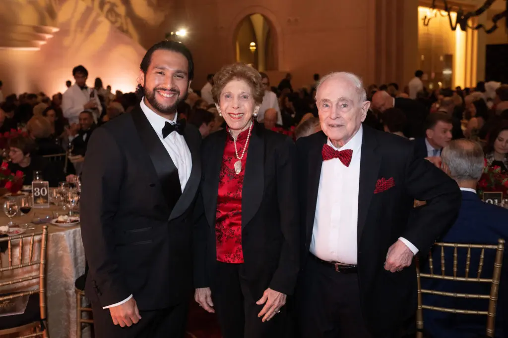 Ricky Garcia, Ellen Gritz, Mickey Rosenau at Houston Grand Opera's Concert of Arias at Wortham Theater Center. (Photo by Wilson Parish)