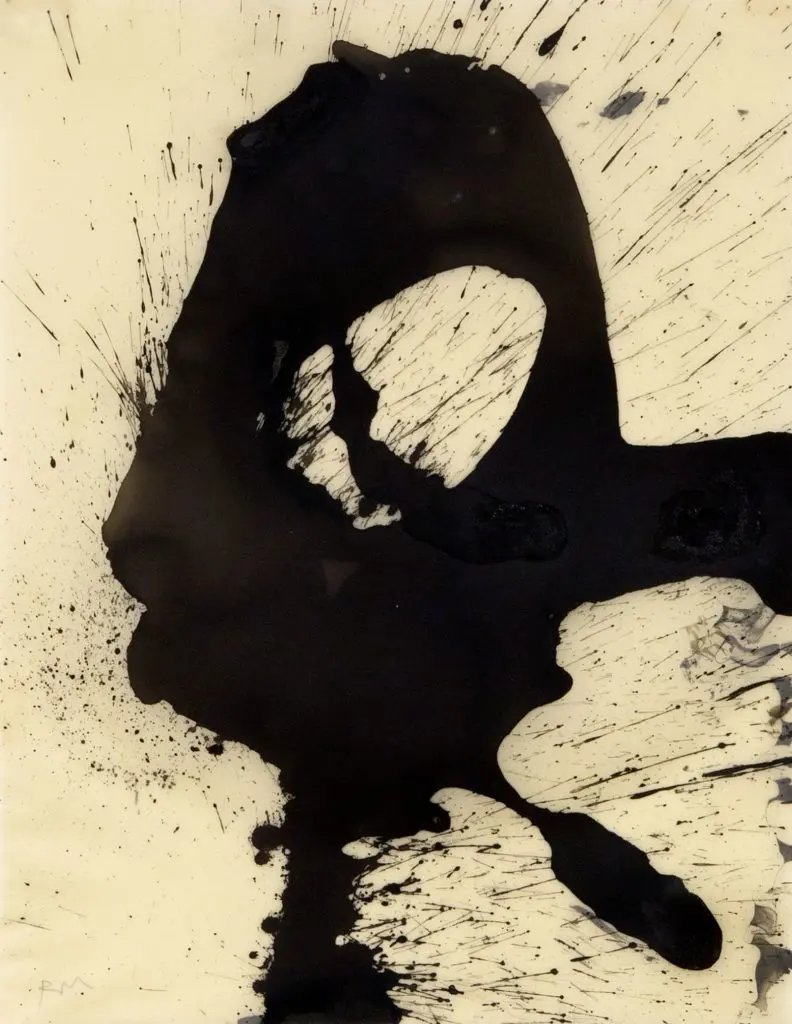Robert Motherwell, Rimbaud Series No. 3, 1967.