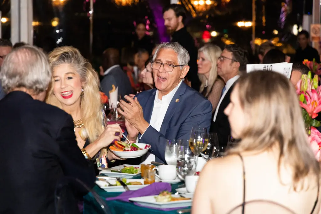 Sofia Adrogue, Robert Gallegos at the Gala on the Green benefiting Discovery Green (Photo by Lawrence Elizabeth Knox)