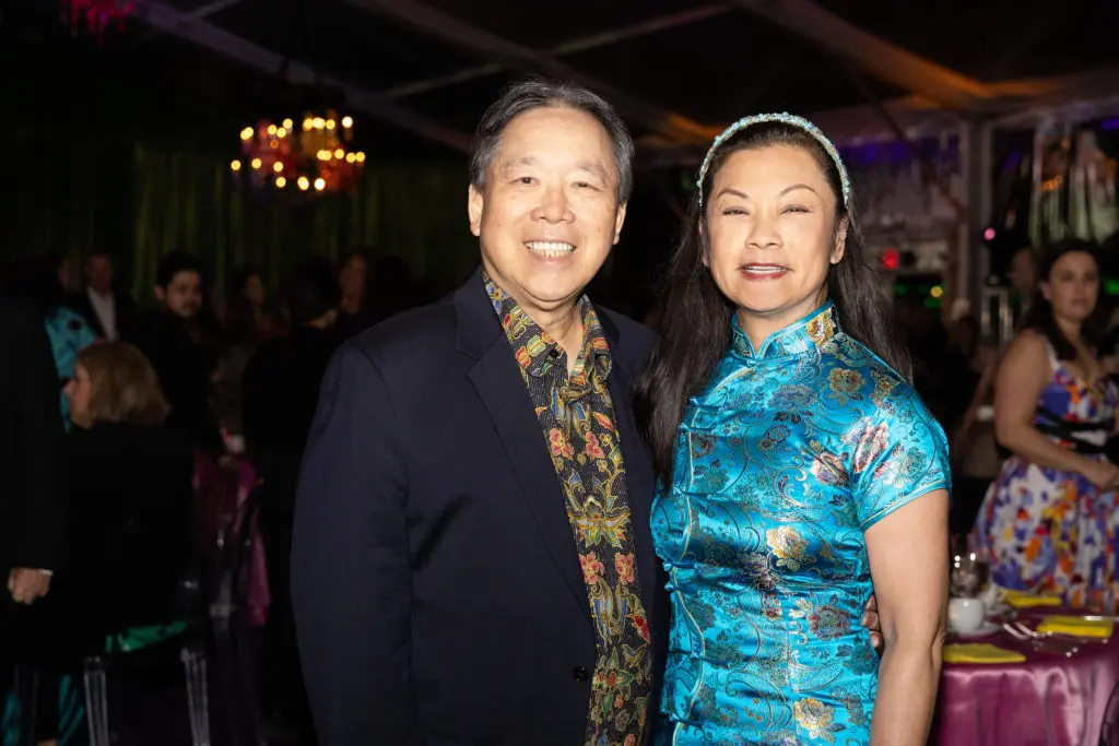 Stan & Audrey Leong at the Gala on the Green benefiting Discovery Green (Photo by Lawrence Elizabeth Knox)