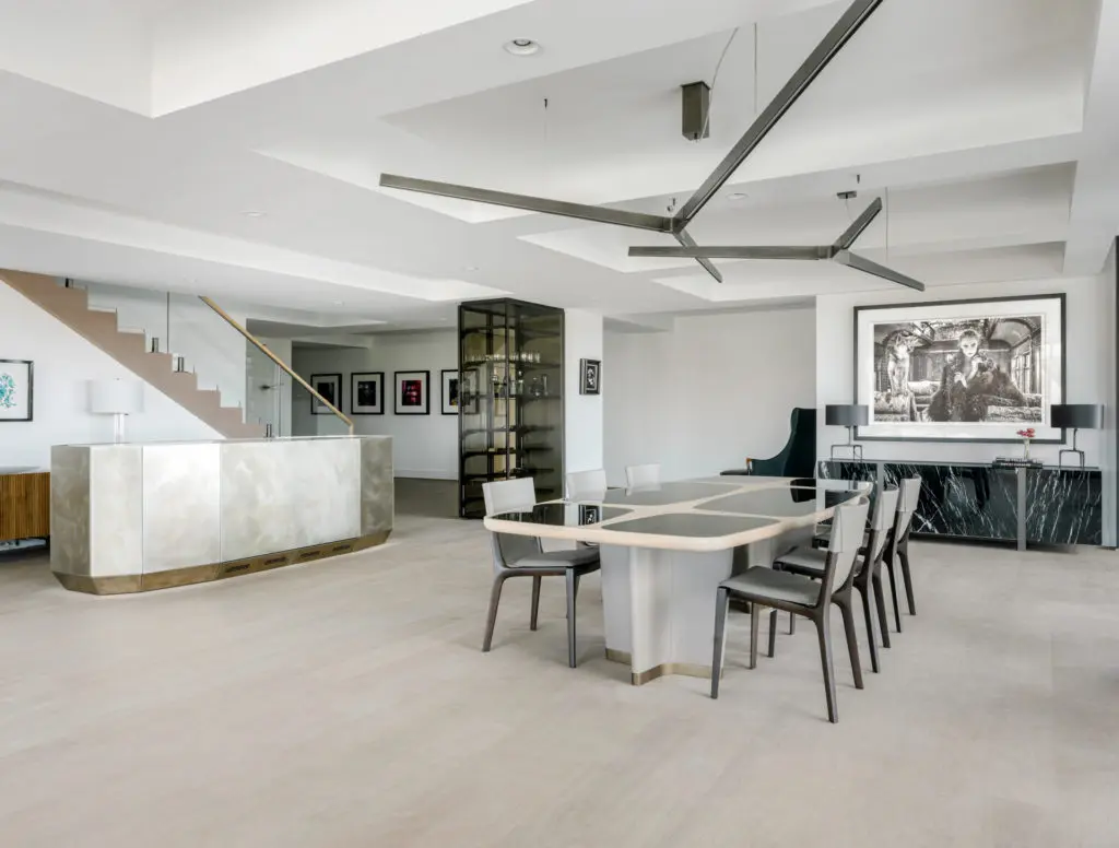 CASA Companies provide everything from artwork to lighting fixtures to furnishings in this turnkey project in The River Oaks condominium.  (Photo by Divya Pande)