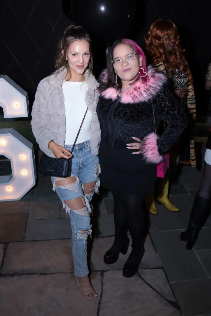 Taylor Langford, Kathleen Medina at Darryl Sharpton's birthday bash. (Photo by Emile C Brown)