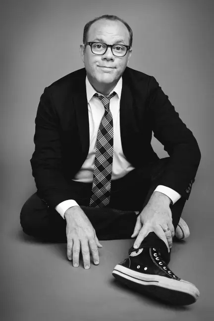 Stand-up comedian brings his humor and human insights to A Celebration of Reading. (Photo by Sam Jones)