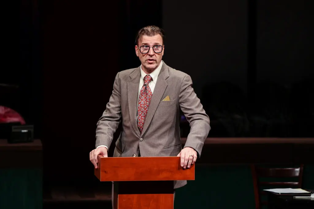Foster Davis in Stages production of ROE (Photo by Melissa Taylor)