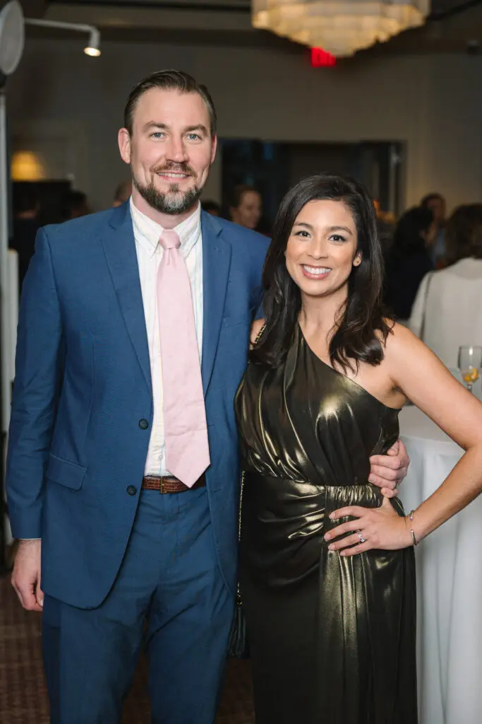 Nick Hughes, Ingrid Velasco at Houston Center for Photography's Print Auction & Dinner (Photo by Johnny Than)