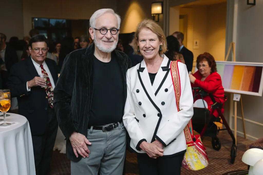 Frazier King, Mary Axelrad at Houston Center for Photography's Print Auction & Dinner (Photo by Johnny Than)