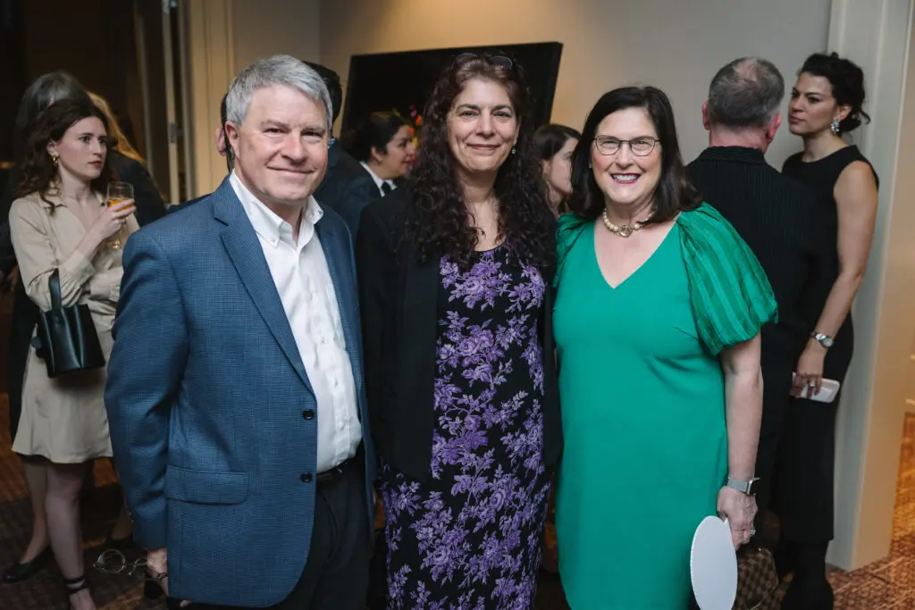 Tom Flaherty, Jane Szabo, Marybeth Flaherty at Houston Center for Photography's Print Auction & Dinner (Photo by Johnny Than)