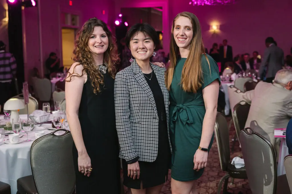 Madi Hurley, Caitlin Hsu, Lisa Bergeron  at Houston Center for Photography's Print Auction & Dinner (Photo by Johnny Than)