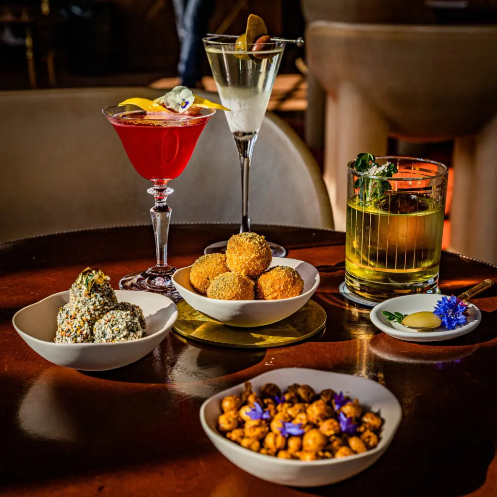 Drinks and bites at March (Photo by Zach Horst)