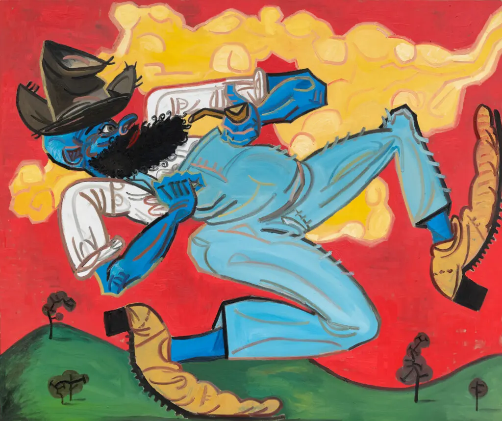 Jameson Green's "The Man," 2022, at Derek Eller Gallery