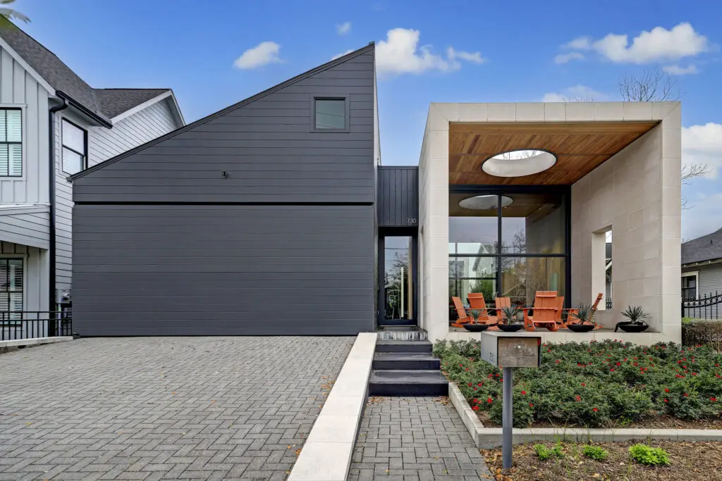 The contemporary, award winning dwelling at 730 East 6 1/2 Street in the Heights is on the market with Compass RE's Laura Sweeney. (Photo by TK Images)