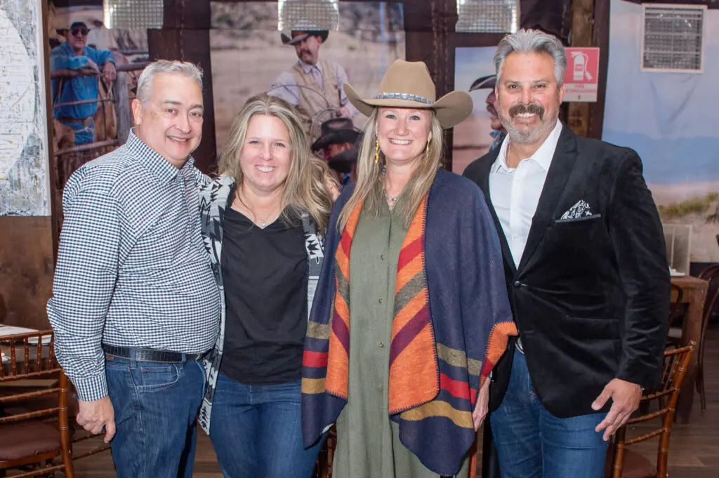 High roller guests at the Cole Hauser afternoon event at The Ranch at the Houston Lifestock Show and Rodeo (Photo by Jacob Power)