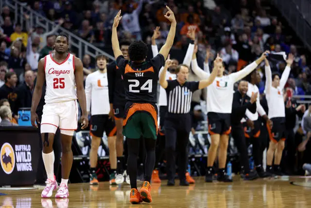 The University of Houston players could only walk off the floor and face the end of their season after Miami took then down in the Sweet 16,