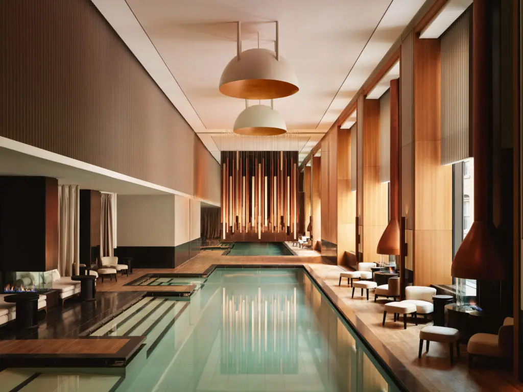 The flagship Aman Spa New York is a jaw-dropping three stories of integrative wellness. 