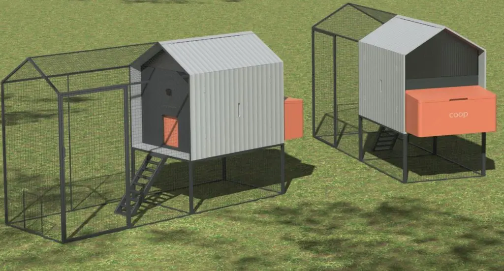 Behold the coop of the future with automation, ventilation, and a lock box to protect your eggs.