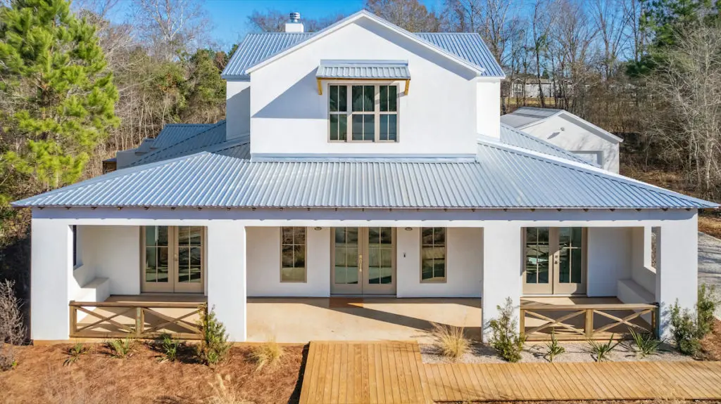 One of 110 homes constructed in phase one of High Hill, a luxury development in East Texas. 