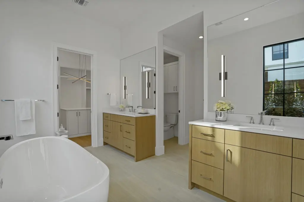The house features 4 beds and 4 and a half baths. 