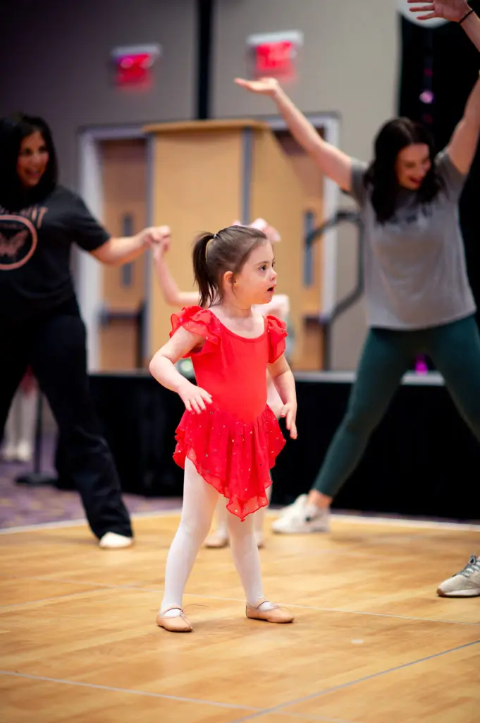 Studio of MoveMINT brought dancers from its inclusion class, including Charlotte Hall.