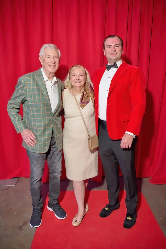 George & Susan Domolky, John Domokly at Fresh Arts Thunder Ball (Photo by Charlie Horse Photography)