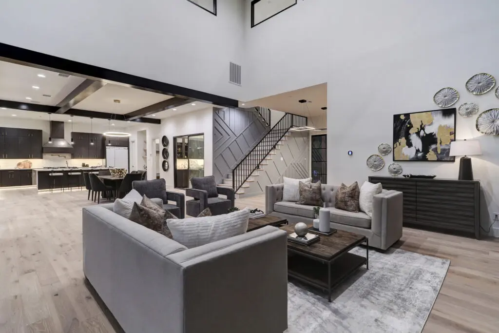 refuGe Design Studio modern farm house in Bellaire, Texas.