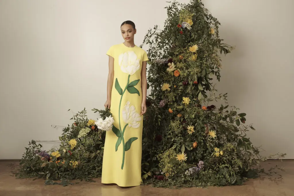 Lela Rose, a native-Texan, utilizes florals and bright colors in her spring collection. 