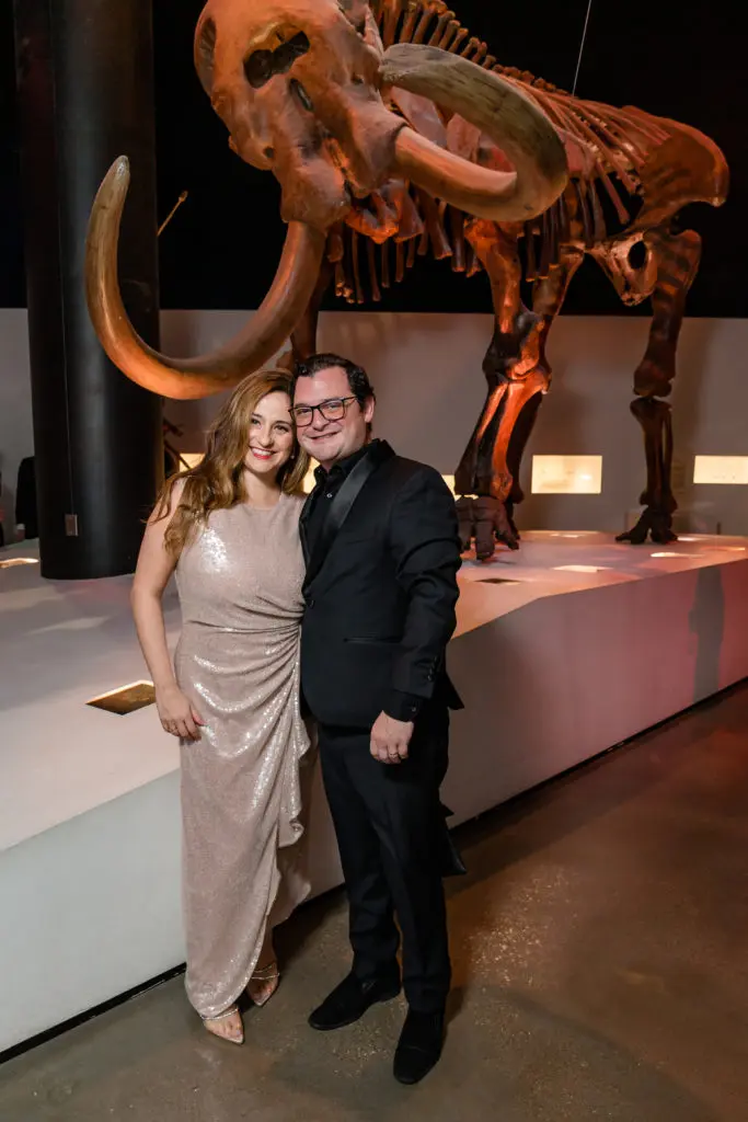 Sara & Chef David Cordua at the inaugural CEO Foundation gala held at the Houston Museum of Natural Science.