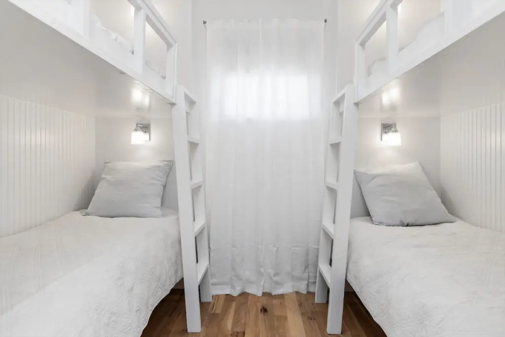 Bunk beds. 