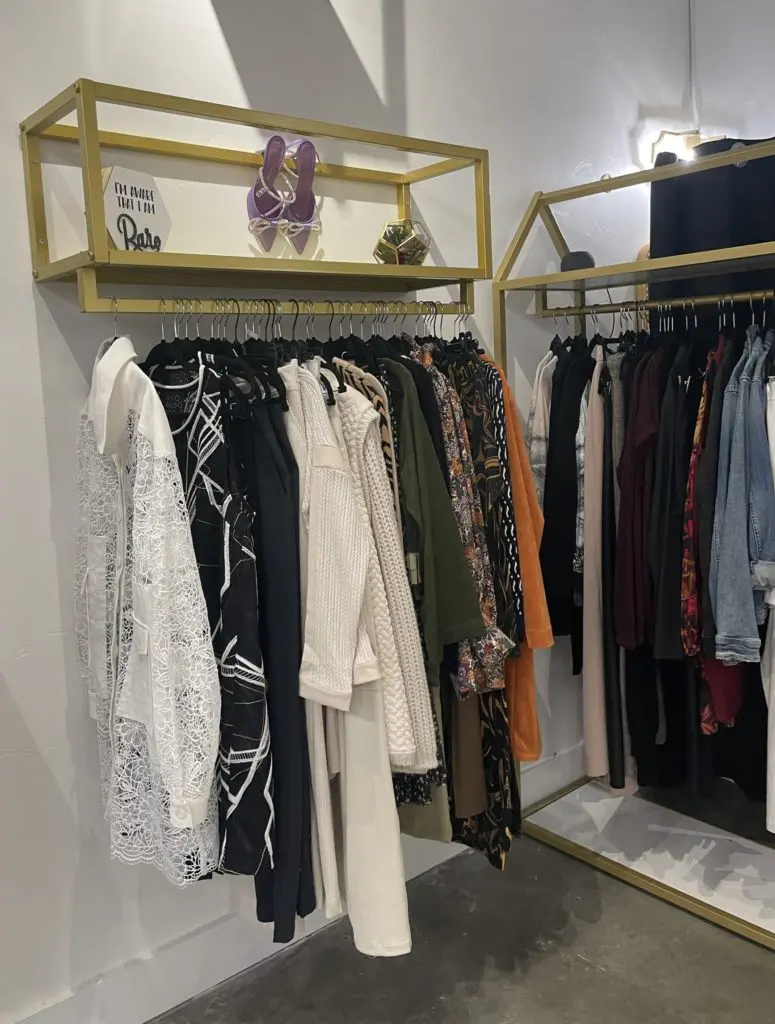 The store has an open, airy feel with lots of natural light.